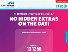 Tablet Screenshot of drytron.com.au